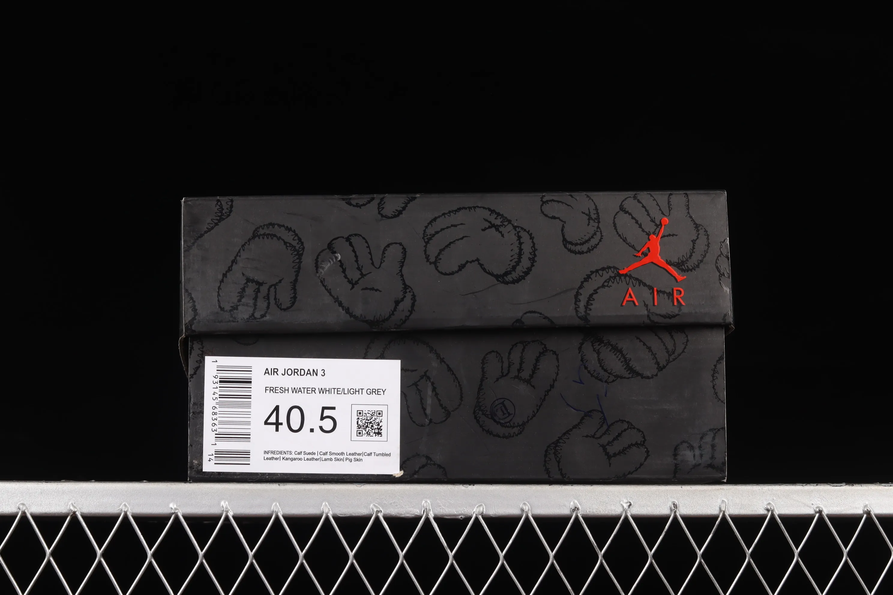 All categories Air Jordan Jordan series basketball shoes Air Jordan 3 Kaws x Air Jordan 3 AJ3 Joe 3 joint custom model cultural basketball shoes